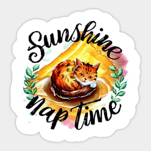 Sunshine nap time Sticker